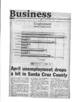 April unemployment drops a bit in Santa Cruz County