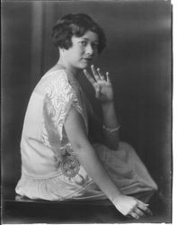 Portrait of Bunni Cornelia Myers as a young woman, about 1920s or early 1930s