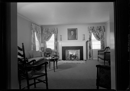 McKinney, Mrs. Alice C. and Mary Ann Pavlich residence. Living room