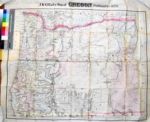 J.K. Gill & Co's map of Oregon