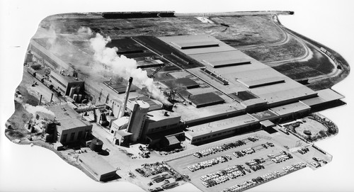 Aerial View of the Fiberglas Company in Santa Clara, California