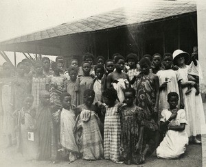 Mission school in Lambarene, in Gabon