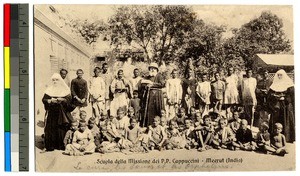Students and missionaries, Meerut, India, ca.1920-1940
