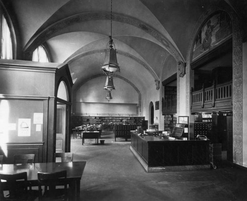 Hollywood Branch Library reading room
