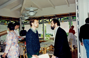 Erik Adrian and Bjarne Jørgensen DMS perspective conference at Smidstrup Strand, June 1994