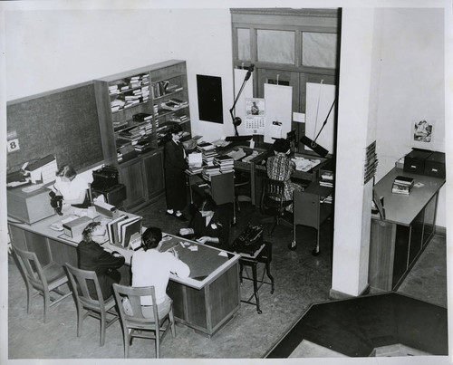 1956, Old Post Office building, Interior of the Main Floor