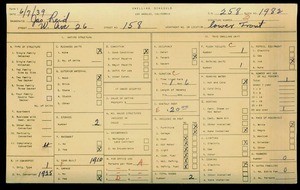 WPA household census for 158 W AVENUE 26, Los Angeles