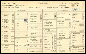 WPA household census for 1421 NEWTON ST, Los Angeles