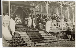 Negus Tafari Makonnen at the celebration of Meskel, Ethiopia, 1929