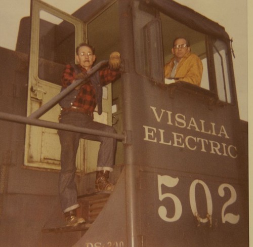 Visalia Electric Railroad Engine #502, Exeter, Calif