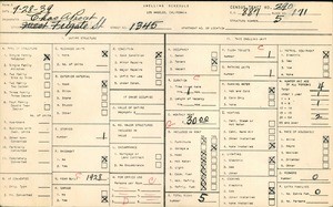 WPA household census for 1345 FRIGATE STREET, Los Angeles County