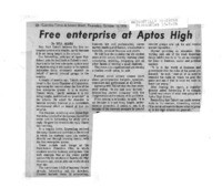 Free enterprise at Aptos High