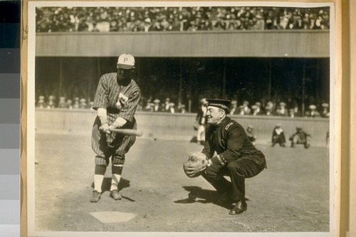 Opening of the Ball Season at San Francisco 1924. Chief of Police W. J. O'Brien