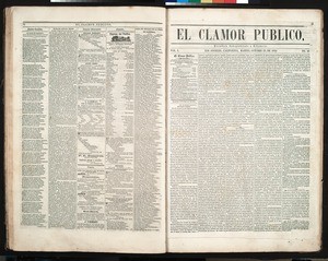 El Clamor Publico, vol. I, no. 19, Octubre 23 de 1855