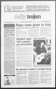 Daily Trojan, Vol. 116, No. 38, October 24, 1991