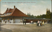 Railroad Station at Mill Valley, Marin County, California