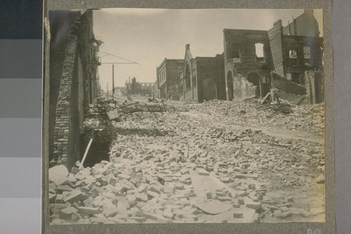 Chinese Baptist Church. Waverly Place. [Following earthquake and fire of 1906.]