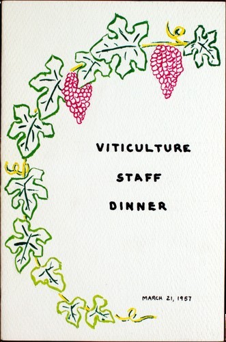 Viticulture Staff Dinner