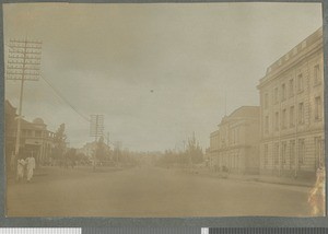 Street scene, Mozambique, 1918