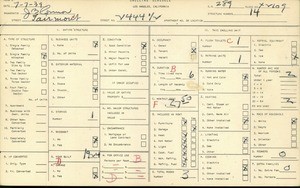 WPA household census for 2444 1/2 FAIRMOUNT, Los Angeles