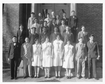 Stockton - Schools - Prevo: students, January 1930