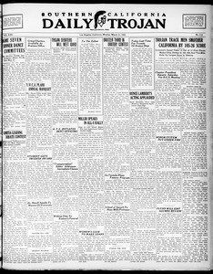 Southern California Daily Trojan, Vol. 21, No. 113, March 31, 1930