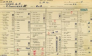 WPA household census for 808 N TOWNSEND