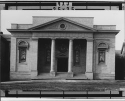 View of the Old Baptist Church, Petaluma, California, 1916