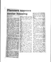 Planners approve senior housing