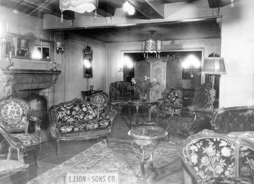 Lion & Sons Company furniture display