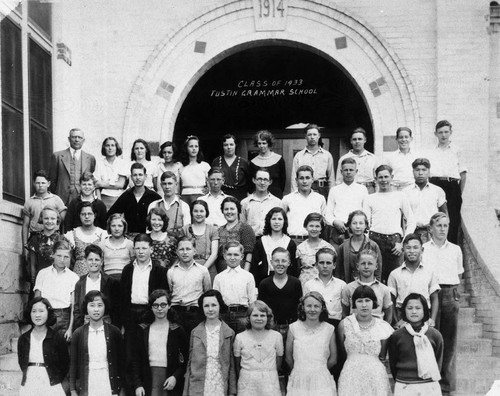 Class of 1933, Tustin Grammar School, ca. 1932