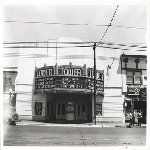 Exterior of Tower Theatre at 5110 Telegraph Avenue in Oakland, California