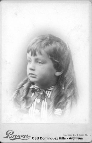 Child with long hair