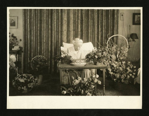 Ellen Browning Scripps, 94th birthday, 1930 October 18