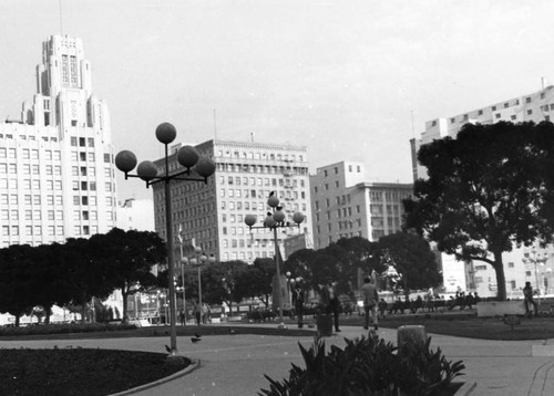 Pershing Square in 1973