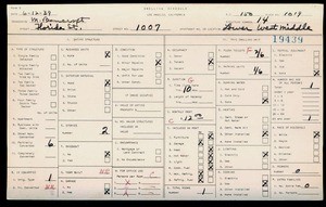 WPA household census for 1007 FLORIDA, Los Angeles