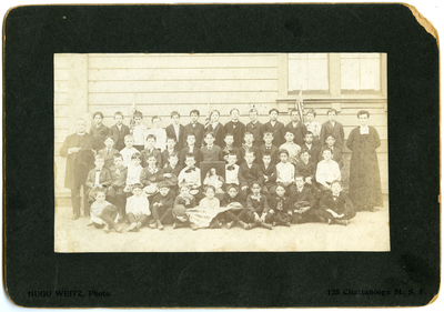 St. Josephs Institute class photograph, West Oakland, California