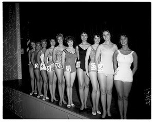 Contestants for Culver City La Ballona (Queen), 1961