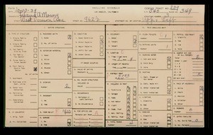 WPA household census for 962 W VERNON, Los Angeles County