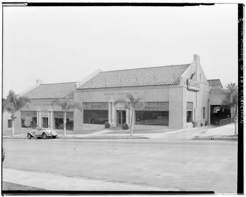 Earley Bassett Chrysler/Plymouth, 362 West Colorado, Pasadena. 1929