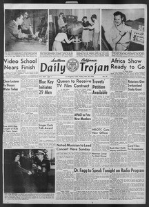 Daily Trojan, Vol. 43, No. 81, February 22, 1952