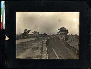 Chengdu city wall, Sichuan, China, ca.1900-1920
