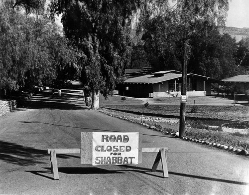 Road Closed for Shabbat