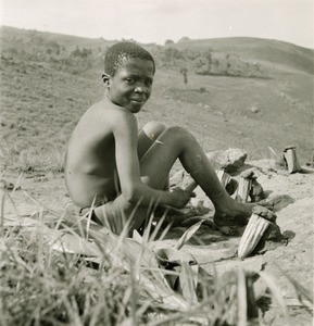 Child from the Grassfield region, in Cameroon