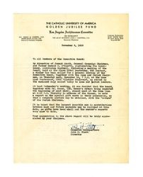 Letter from John H. Flett to Isidore B. Dockweiler, November 9, 1939