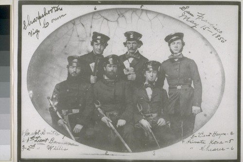 Sharpshooters of the Vigilante Committee. May 15, 1856
