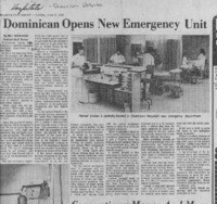 Dominican Opens New Emergency Unit