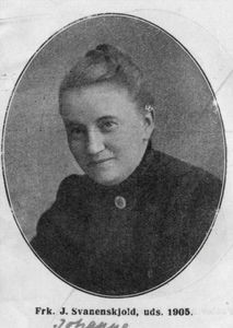 Frk. Johanne Svaneskjold, udsendt i 1905, skoleleder i Nebk