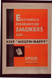 Erstwhile Disgruntled Smokers say… Keep "Mouth-happy" with Spud