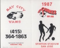 1987 San Jose Earthquakes Spartan Stadium San Jose